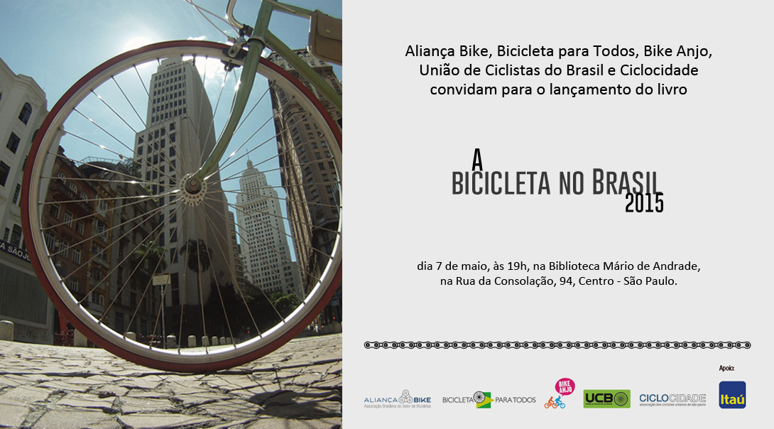 Convite Livro A Bicicleta no Brasil 2015